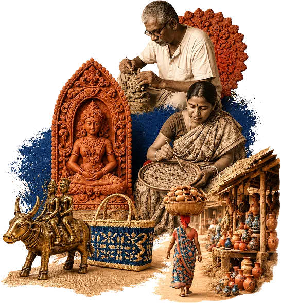 indian-cultural-handmade-crafts-collage
